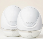 Two Nurture Pro breast pumps on a light background